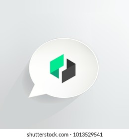 Ubiq Cryptocurrency Speech Bubble