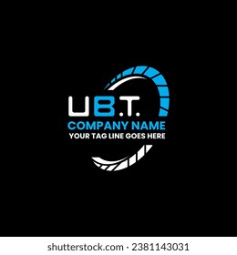UBT letter logo vector design, UBT simple and modern logo. UBT luxurious alphabet design  