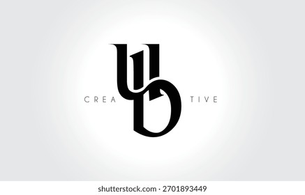 UBub Elegant Serif Monogram Logo – Luxury Lowercase Typographic Lettermark for Modern Branding