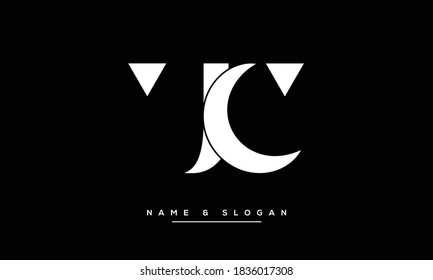 UC ,CU ,U ,C  Abstract Letters Logo Monogram