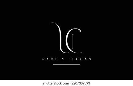 UC, CU, U, C abstrakte Buchstaben Logo-Monogramm