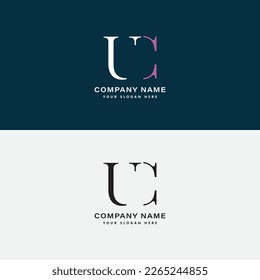 UC initial letter Logo Clothing modern minimalist urban creative Fashion brand Luxury Logo template.
UC business monogram streetwear photography boutique apparel versatile Modern concept Logo. svg