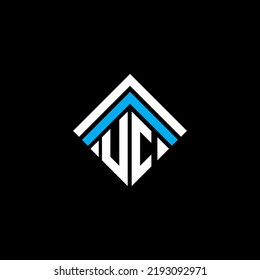 UC letter logo creative design with vector graphic, UC simple and modern logo.