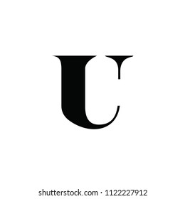 uc letter vector logo