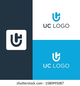 uc logo design initial graphic creative