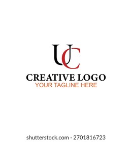 UC logo design, vector logo, illustration logo design