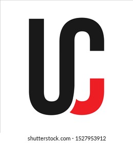 uc logo initials minimalis modern
