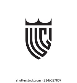 UC Luxury initial logo letters in high quality professional design that will print well