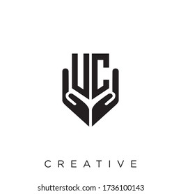 uc luxury logo design vector icon symbol