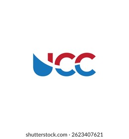 UCC logo. UCC letter. UCC letter logo design. Initials UCC logo design vector