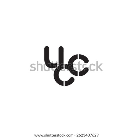 UCC logo. UCC letter. UCC letter logo design. Initials UCC logo design vector