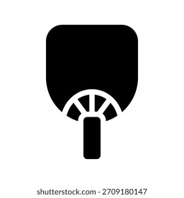 Ilustración de diseño de símbolo de Vector de icono de Uchiwa