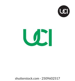 UCI Logo Letter Monogram Design