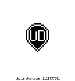 Diseño de logotipo de carta creativa UD a la venta en un diseño profesional de alta calidad que se imprimirá en cualquier medio impreso