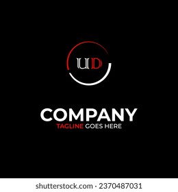 UD creative modern letters logo design template