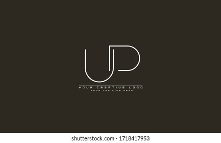 UD DU abstract vector logo monogram template
