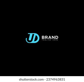 logotipo de marca de letras UD, DU