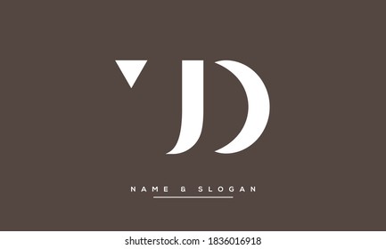 UD ,DU ,U ,D  Abstract Letters Logo Monogram