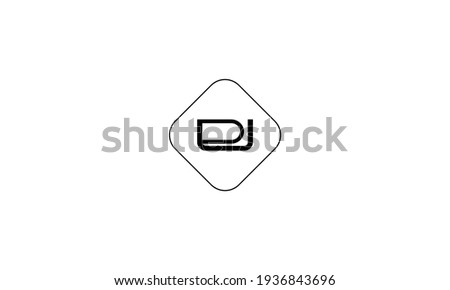 UD DU UG GU Abstract initial monogram letter alphabet logo design Zdjęcia stock © 