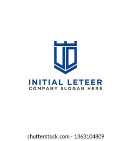 UD Letter Initial icon / logo design Monogram inspiration. - vector