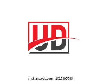 UD Letter Logo Design template