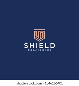 UD letter shield icon