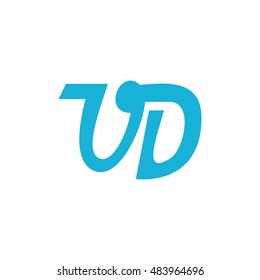 ud letter vector logo