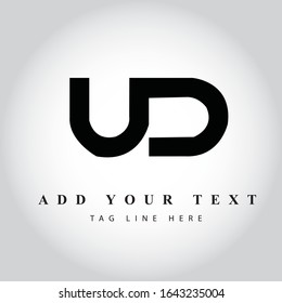 Logo de UD Diseño e ilustración vectorial