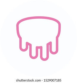 Udder icon, Cow Milk symbol vector design. Great for mobile app, web design, print materials, etc.