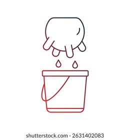 udder icon with white background vector stock illustration