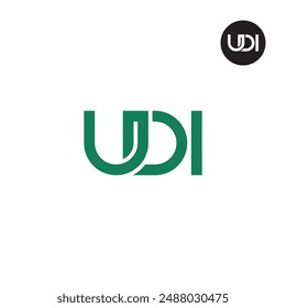 UDI Logo Letter Monogram Design