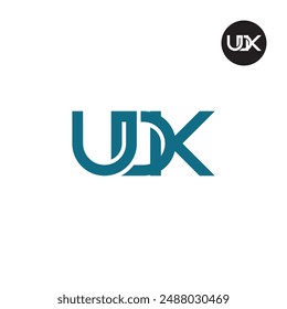 UDK-Logo-Buchstabe Monogram Design