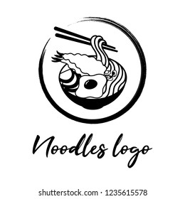 Udon logo.
Toppings include eggs, scallion, shrimp tempura and naruto fish cake.
