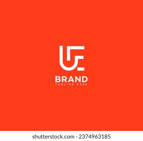 UE, EU letter branding logo