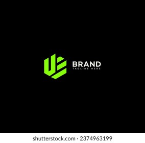 UE, EU letter branding logo