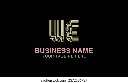 UE initial logo | initial based abstract modern minimal creative logo, vector template image. luxury logotype , real estate homie . typography . initials 