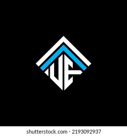 UE letter logo creative design with vector graphic, UE simple and modern logo.