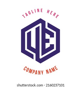 UE lettering logo is simple, easy to understand and authoritative