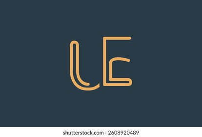 UE Minimalistic Line Art Logo Design with Abstract Lettering. Abstract minimalistic logo design featuring a sleek line art style.