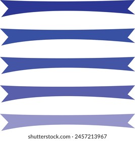 ue ribbon banner Blue ribbon banner. Satin blank. Design label scroll ribbon bow blank element isolated on white background. Blue ribbons. Wrapping silk ribbon banners and price tag badges vector se