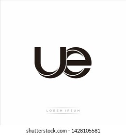 U And E Letter Logo Images Stock Photos Vectors Shutterstock