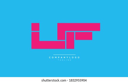 UF abstract initials monogram letter text alphabet logo design