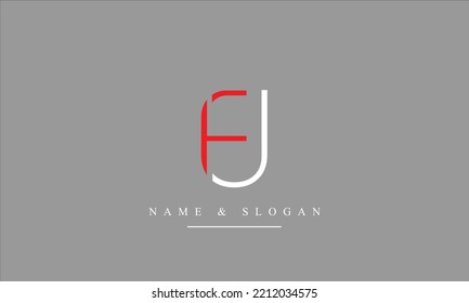 UF, FU, U, F abstract letters logo monogram