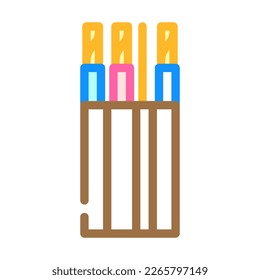 uf vector de color del cable del alimentador subterráneo. uf señal del cable del alimentador subterráneo. ilustración de símbolo aislado