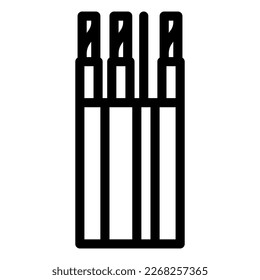 uf vector de icono de línea de cable del alimentador subterráneo. uf señal del cable del alimentador subterráneo. símbolo de contorno aislado ilustración negra