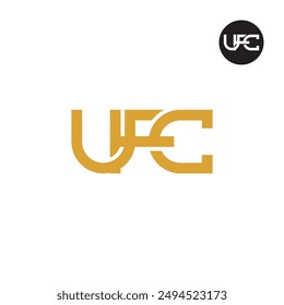 UFC Logo Letter Monogram Design