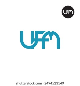 UFM-Logo-Buchstabe Monogramm Design