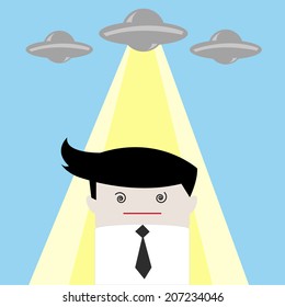 UFO abduction businessman