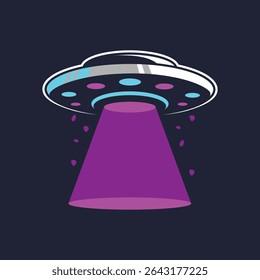 UFO abstract logo modern style