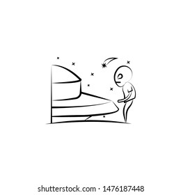 Ufo, alien icon. Element of hand draw ufo icon
